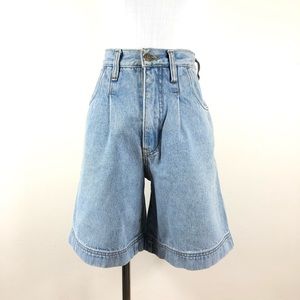 Vintage High-Waisted Denim Shorts
